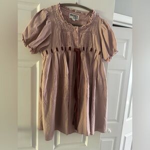 Women’s Pink Lace Trim Dress - size M